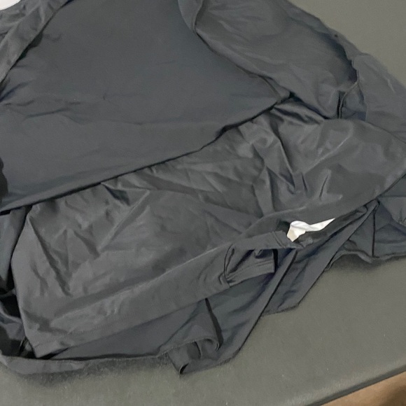 Women’s Black Bathing Suit Swimsuit Swim Dress Skirt One Piece - Picture 4 of 10